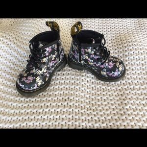 Floral Dr. Martins Toddler size 4